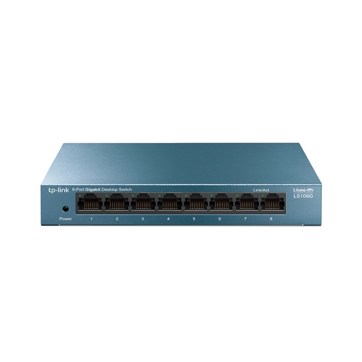 TP-LINK LiteWave LS108G 8-Port Gigabit Desktop Switch - TP-Link LS108G