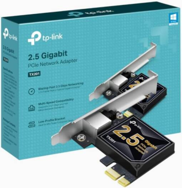 TP-LINK TX201 2.5 Gigabit PCIE Network Adapter - TP-LINK TX201 — 2