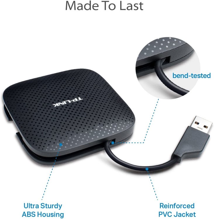 TP-LINK UH400 USB 3.0 4-Port Portable Hub - TP-LINK UH400 — 5