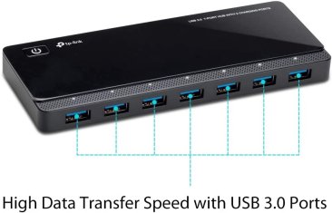 TP-LINK UH720 USB 3.0 7-Port Hub with 2 Charging Ports - UH720 — 2