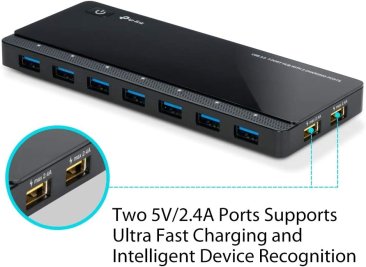 TP-LINK UH720 USB 3.0 7-Port Hub with 2 Charging Ports - UH720 — 3
