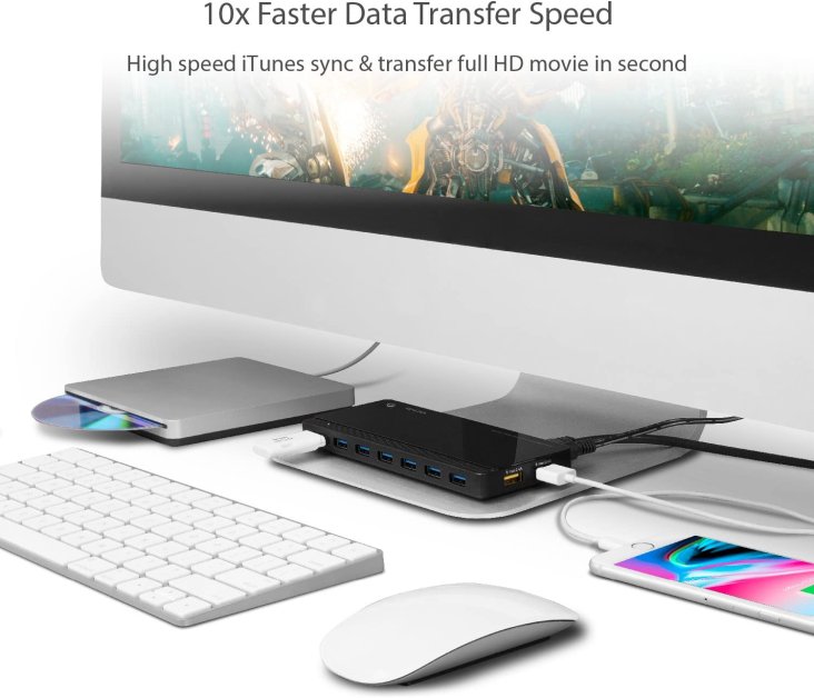 TP-LINK UH720 USB 3.0 7-Port Hub with 2 Charging Ports - UH720 — 6