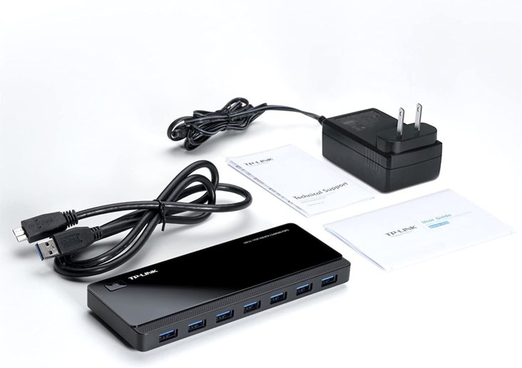 TP-LINK UH720 USB 3.0 7-Port Hub with 2 Charging Ports - UH720 — 7
