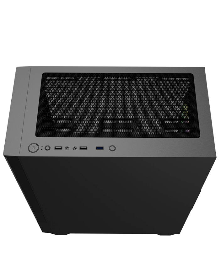 RAIDMAX Vector V218 High-Performance Mesh Gaming PC Case - Black - V218BF — 3