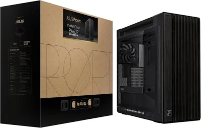 ASUS ProArt PA602 Wood Edition Tempered Glass Panel Full Tower EATX PC Case - Black — 10