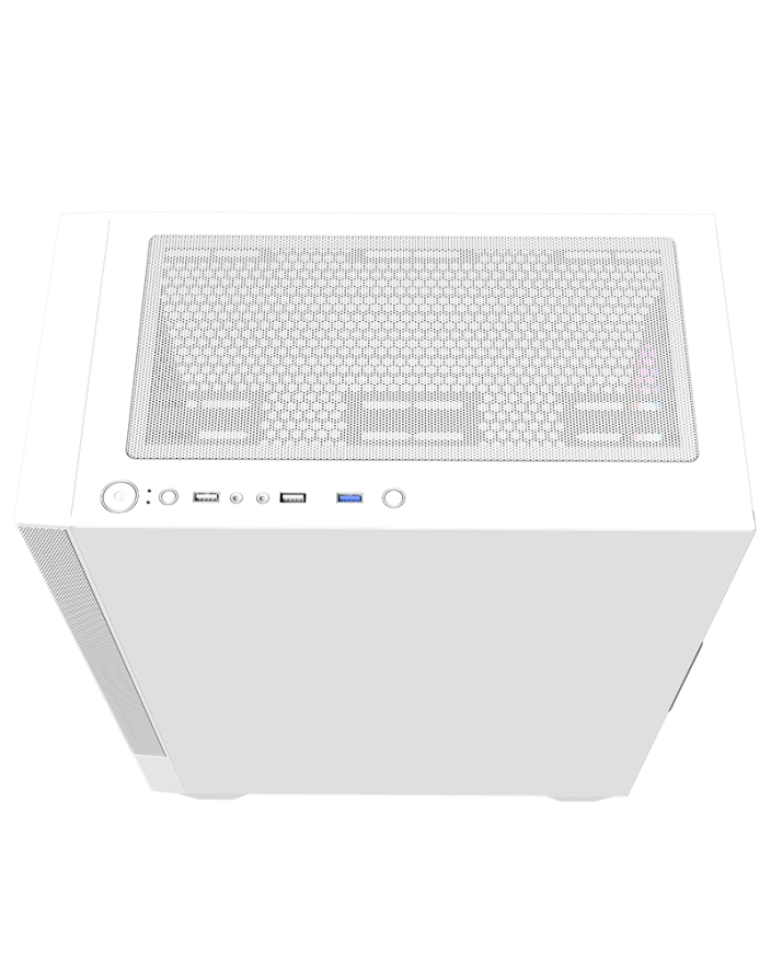 RAIDMAX Vector V218 High-Performance Mesh Gaming PC Case - White - V218WF — 3