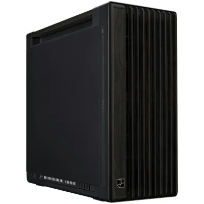 Asus ProArt P602 Wood Edition Metal Panel Mid Tower Computer Case - Black - 90DC00J0-B09020