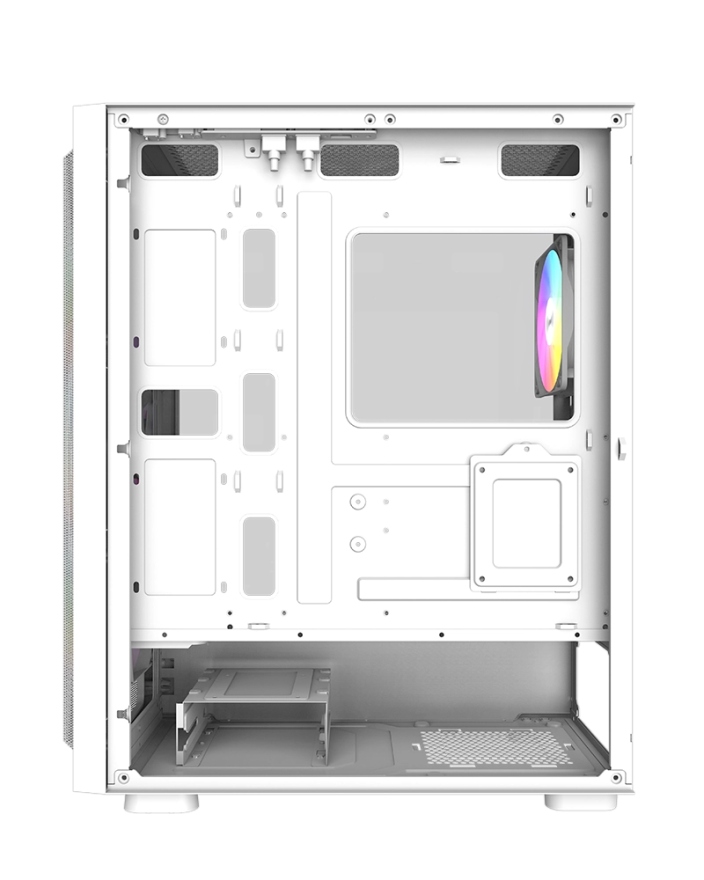 RAIDMAX Vector V219WF ATX Mid-Tower Gaming Computer Case with ARGB - White - V219WF — 5