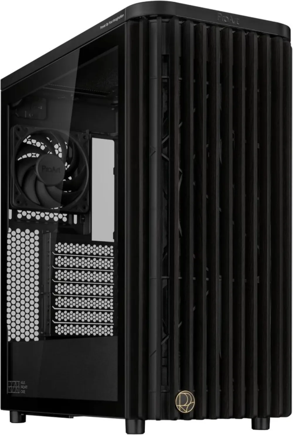 Asus ProArt PA401 Wood Edition ATX PC Case - Tempered Glass Panel