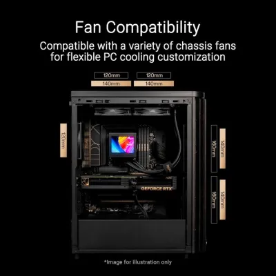 Asus ProArt PA401 Wood Edition ATX PC Case - Tempered Glass Panel — 5