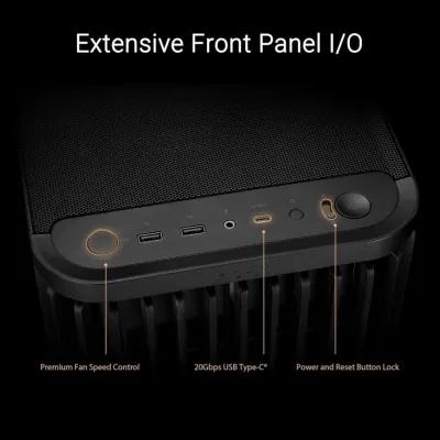 Asus ProArt PA401 Wood Edition ATX PC Case - Tempered Glass Panel — 6