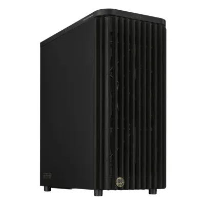 Asus ProArt PA401 Wood Edition Metal Panel ATX Mid-Tower ATX Case - Black - 90DC00M0-B39010