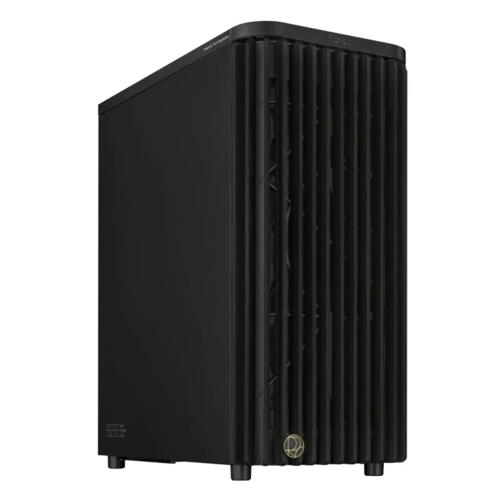 Asus ProArt PA401 Wood Edition Metal Panel ATX Mid-Tower ATX Case - Black - 90DC00M0-B39010