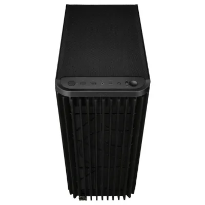 Asus ProArt PA401 Wood Edition Metal Panel ATX Mid-Tower ATX Case - Black - 90DC00M0-B39010 — 2