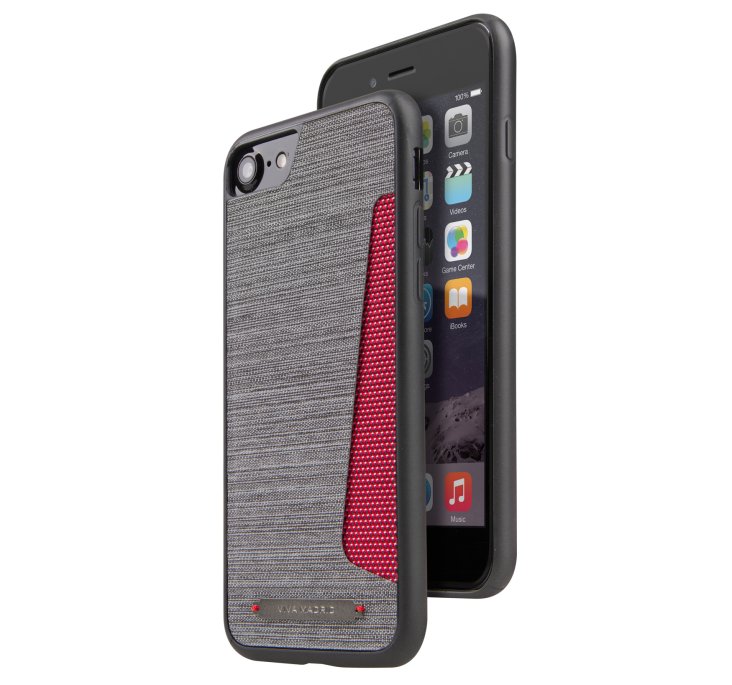 Viva Madrid Atleta iPhone 7 Card Case - Gray - VIVA-IP7CC-ATLDGY