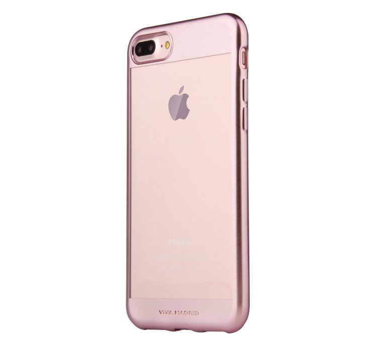 Viva Madrid Metalico Flex Borde for iPhone 7 Plus Back - Rose Gold — 2