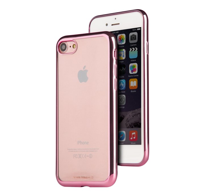 Viva Madrid Metalico Flex iPhone 7 Plus Back Case - Pink - VIVA-IP7PBC-MFXPNK