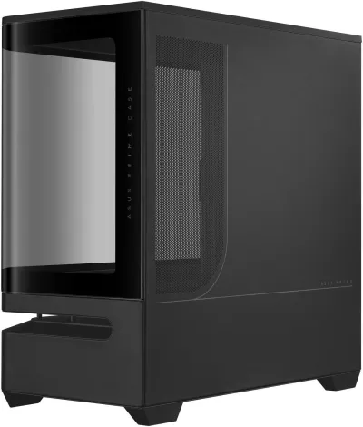 Asus PRIME AP202 Micro ATX Computer Case, Up to 360mm Radiator, Supports Up to 420mm Max GPU, Top & Bottom Removable Dust Filters - Black - 90DC00P0-B19000 — 4
