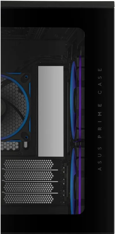 Asus PRIME AP202 Micro ATX Computer Case, Up to 360mm Radiator, Supports Up to 420mm Max GPU, Top & Bottom Removable Dust Filters - Black - 90DC00P0-B19000 — 5