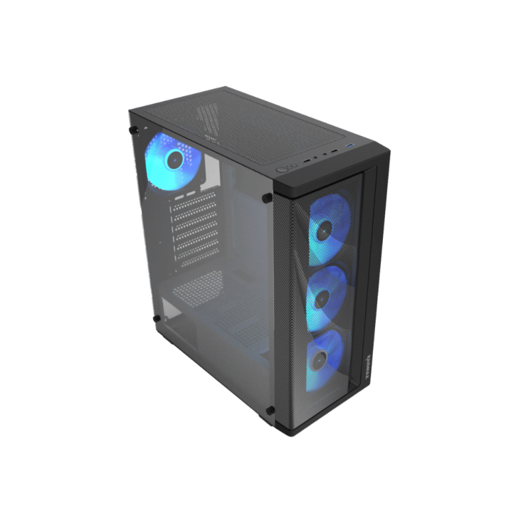 RAIDMAX Meshian X922 ATX Mid Tower Gaming Case - Black - X922TBF — 5