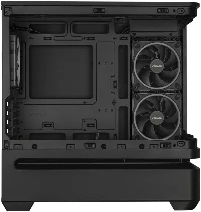 Asus PRIME AP202 Micro ATX Computer Case, Up to 360mm Radiator, Supports Up to 420mm Max GPU, Top & Bottom Removable Dust Filters - Black - 90DC00P0-B19000 — 7