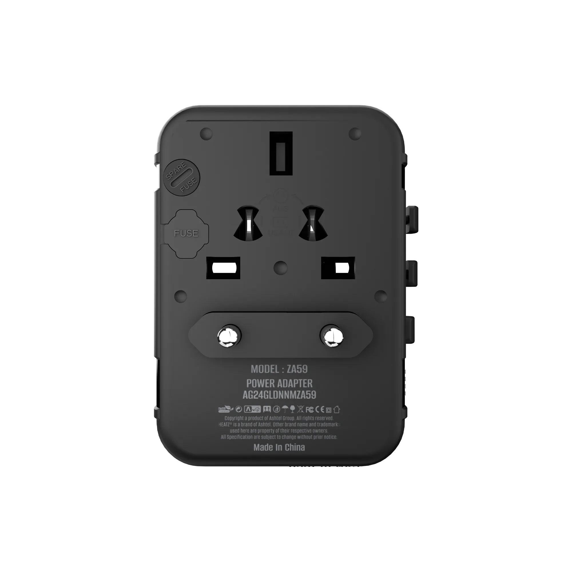 Heatz 35W Universal Travel Adapter Charger — 5