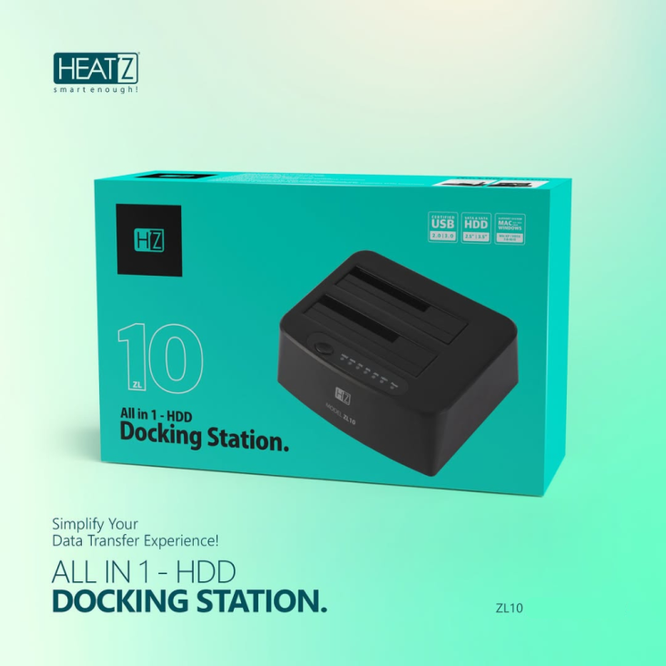 Heatz All In 1 Hdd Docking Station- ZL10
