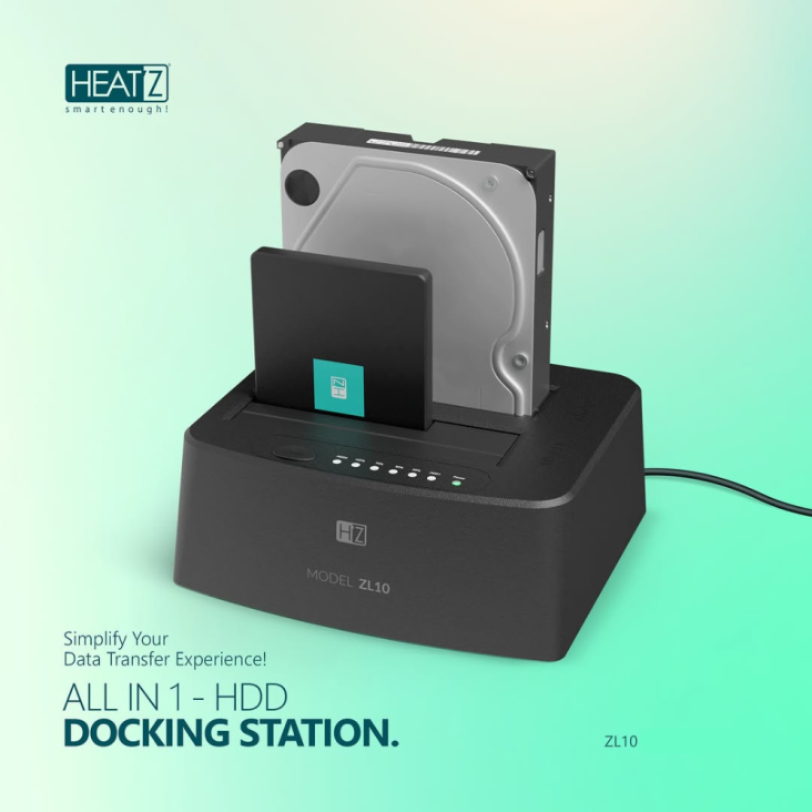 Heatz All In 1 Hdd Docking Station- ZL10 — 2