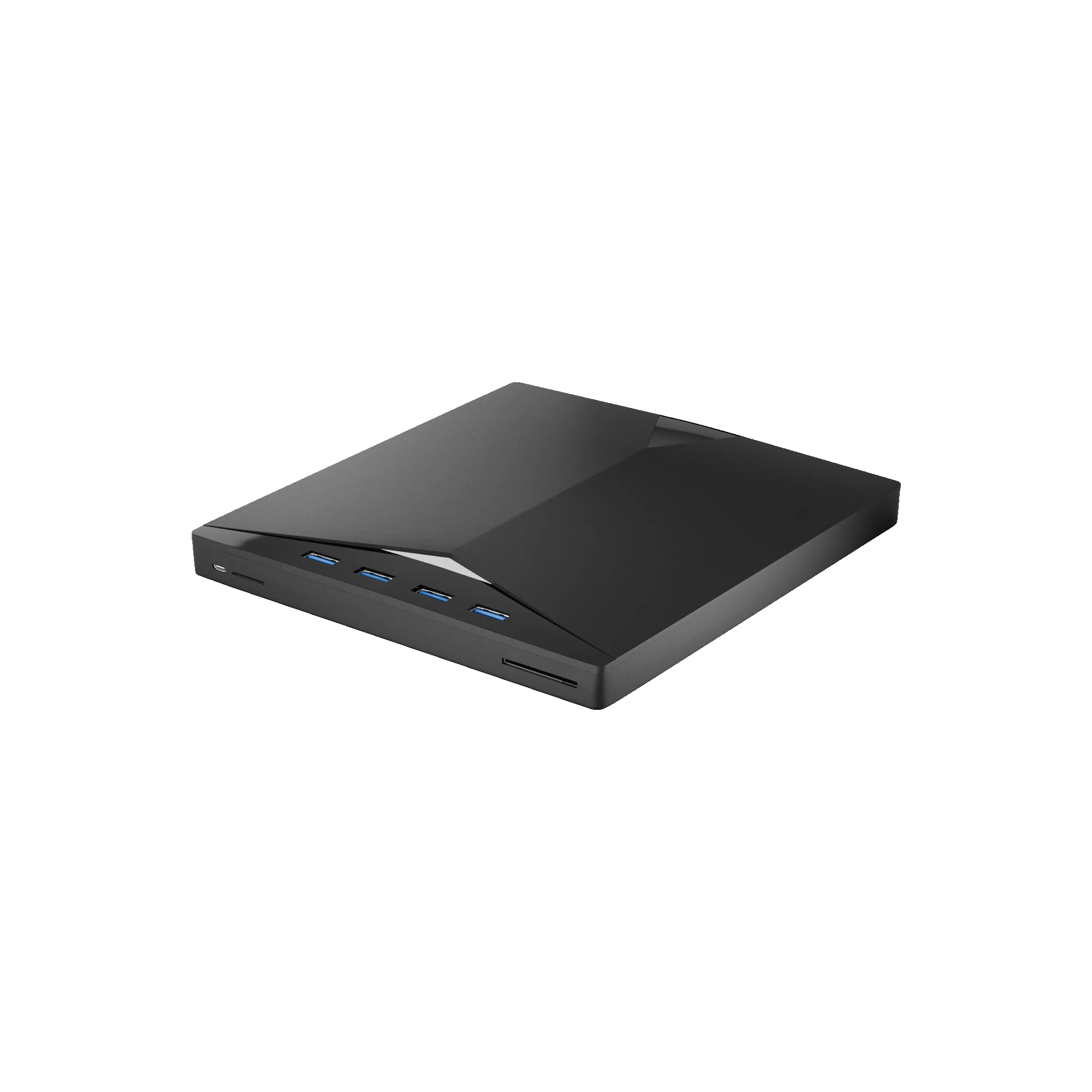 Heatz 7 in 1 plug and play DVD drive & USB hub- ZY17 — 2