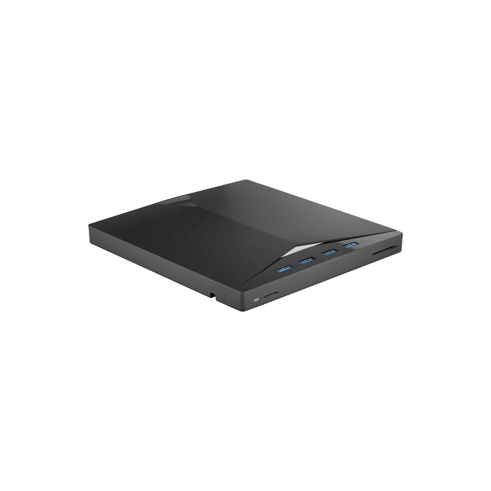 Heatz 7 in 1 plug and play DVD drive & USB hub- ZY17 — 3