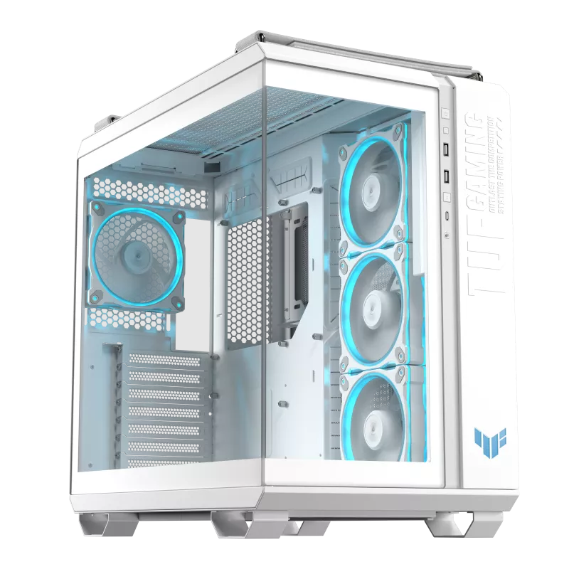 Asus TUF Gaming GT502 Horizon Tempered Glass Dual-chamber ATX Gaming Case - White - 90DC0093-B19010 — 8