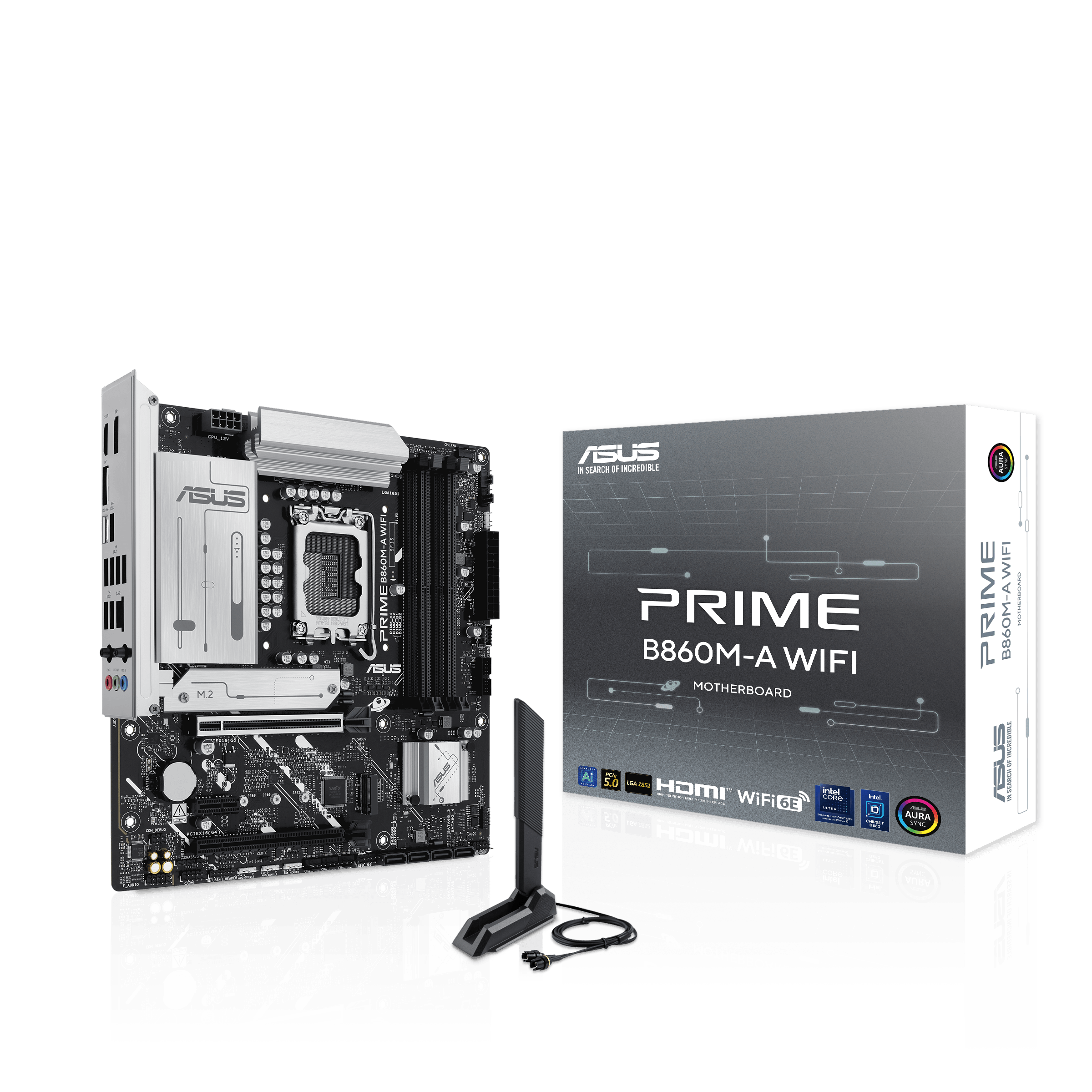 Asus Prime B860M-A WIFI LGA 1851 Micro-ATX DDR5 Motherboard - 90MB1JY0-M0EAY0 — 4
