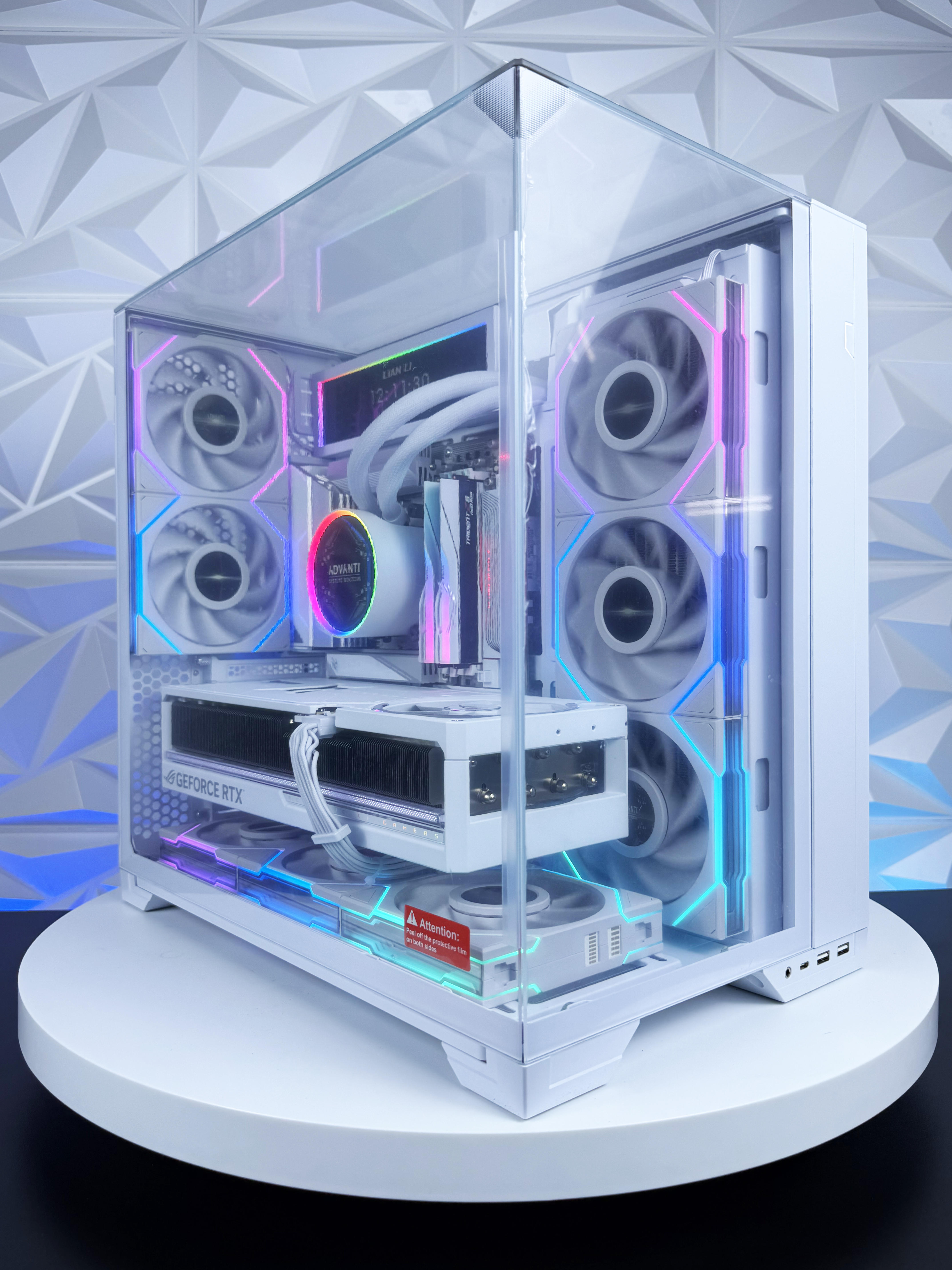ADVANTI System NVIDIA GeForce RTX5080 With 9950X3D: AMD Ryzen 9 9950X3D, NVIDIA GeForce RTX5080 16GB, 64GB DDR5 RAM, 2TB NVME SSD, 1TB NVME SSD, 1200W PSU-ONE YEAR WARRANTY - ADVSYS 322261 — 7
