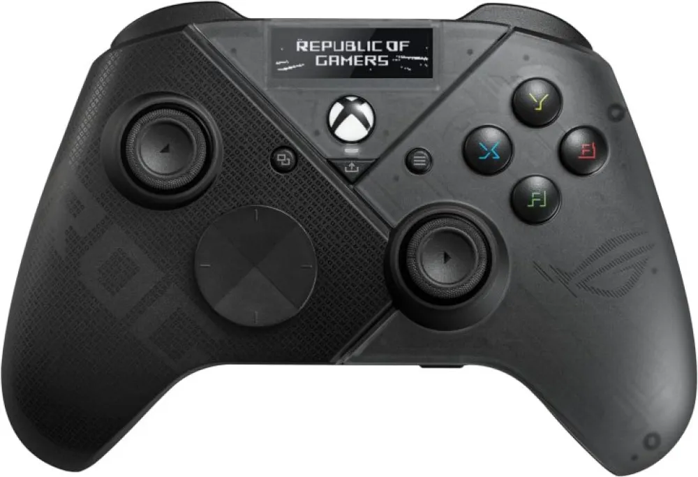 Asus ROG GD300X Raikiri Pro Xbox Gaming Controller - OLED Display, USB-C/2.4GHz Wireless/Bluetooth, Black