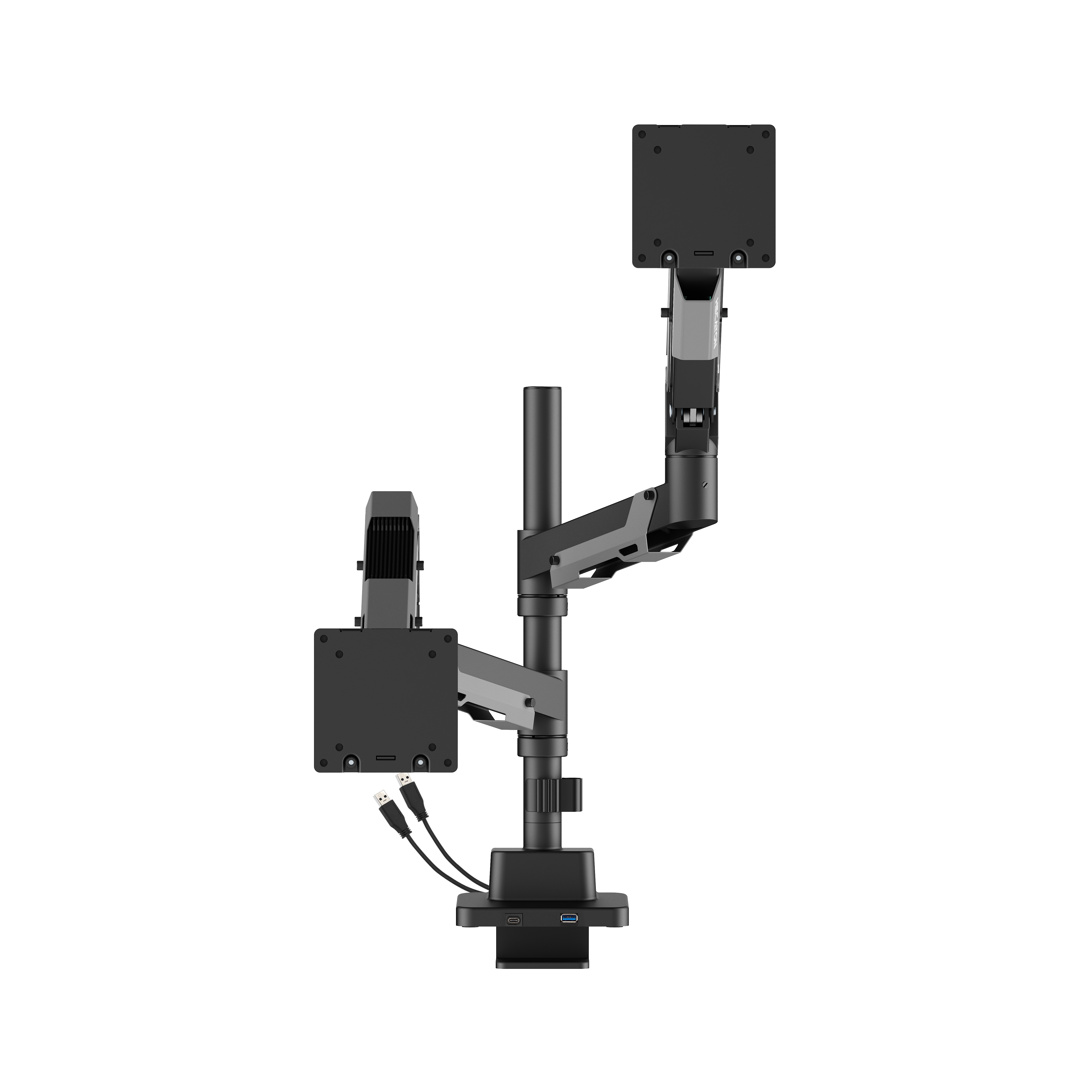 RANSOR® Hecaton Nitro Pro Dual Monitor Arm — 5