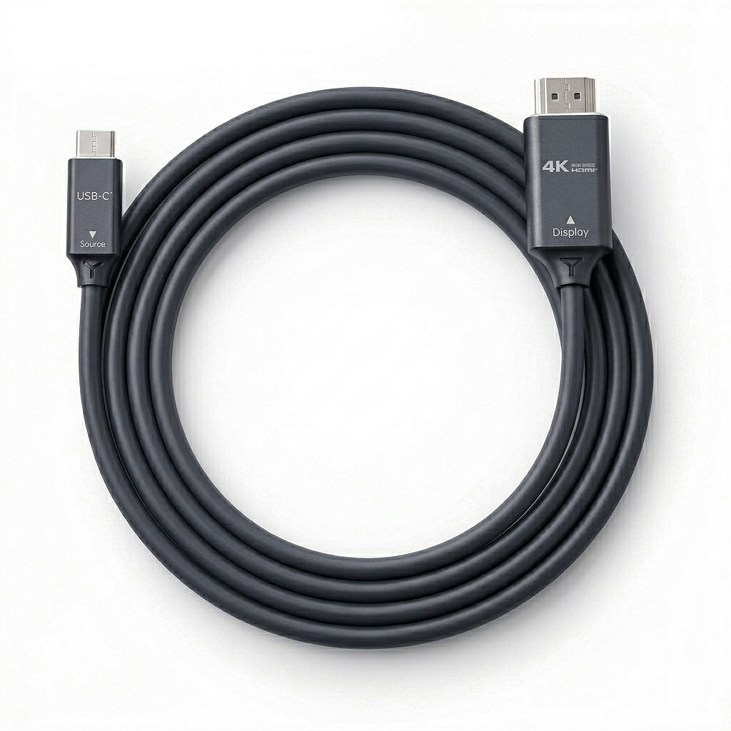 RANSOR® Premium Type-C to HDMI 4K60Hz Cable 2m/6.5ft - RNSR-CBL-CHDMI200 — 2