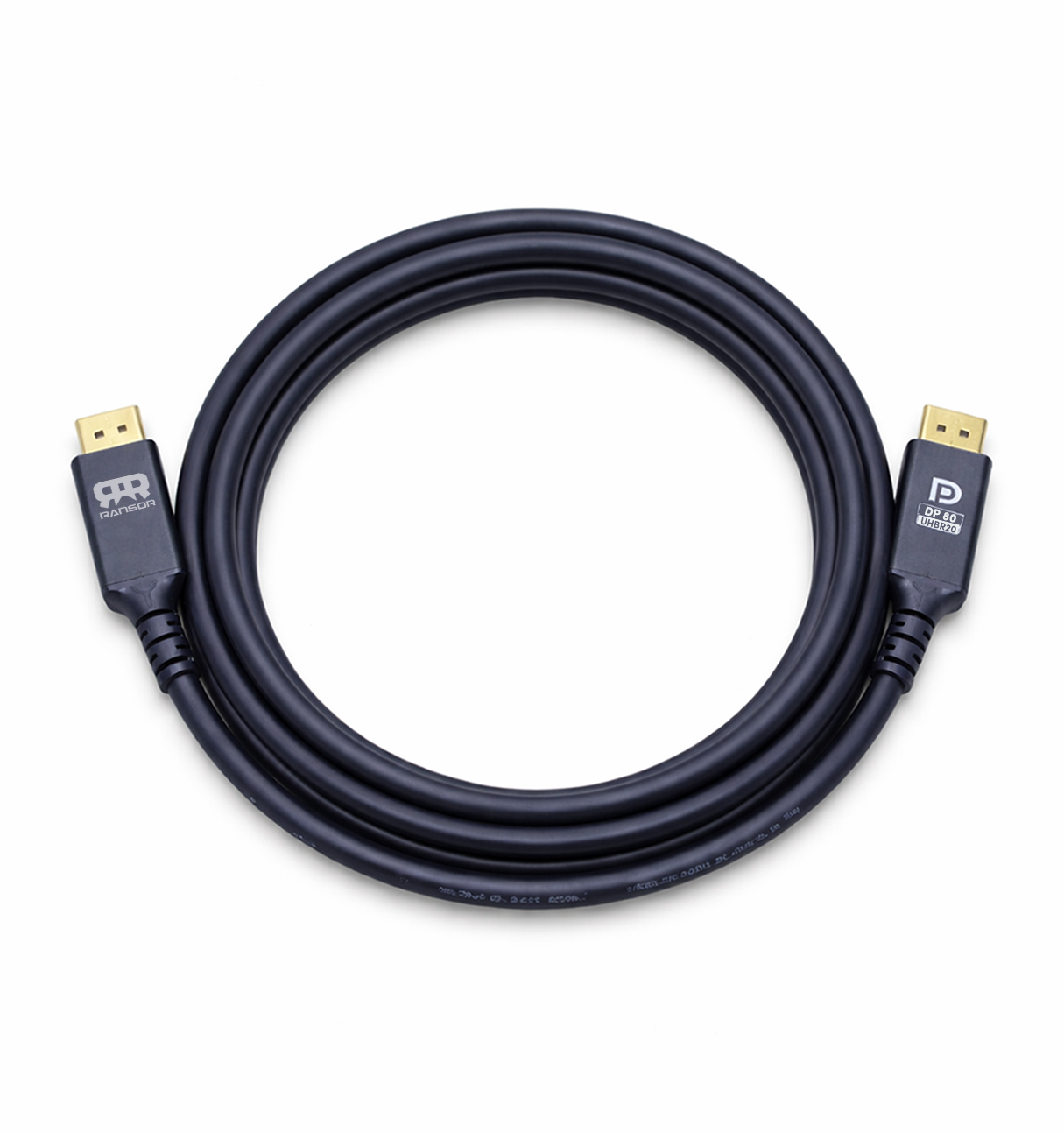 RANSOR® Ultra High Speed 8K DisplayPort v2.1 3m/10ft Cable - RNSR-CBL-DP21301 — 2