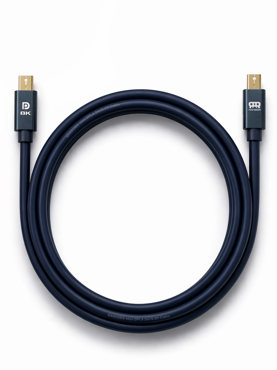 RANSOR® Ultra High Speed 8K Mini DisplayPort v1.4 2m/6.5ft Cable - RNSR-CBL-MDP14201 — 4