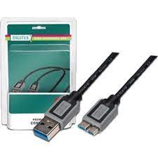 DIGITUS USB 3.0 connection cable, USB A - Micro USB B — 2