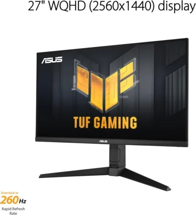 Asus TUF Gaming VG27AQML1A-W 27" QHD Fast IPS 260Hz Gaming Monitor - White — 2