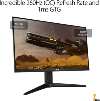Asus TUF Gaming VG27AQML1A-W 27" QHD Fast IPS 260Hz Gaming Monitor - White — 3