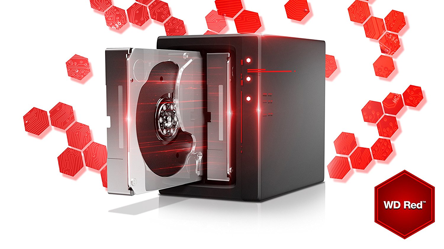 Western Digital Red 6TB NAS 3.5" SATA 6 Gb/s, 64MB Cache Hard Drive — 6