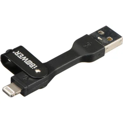 iBower MFi Power Keychain - Apple iOS - Black - 1945649