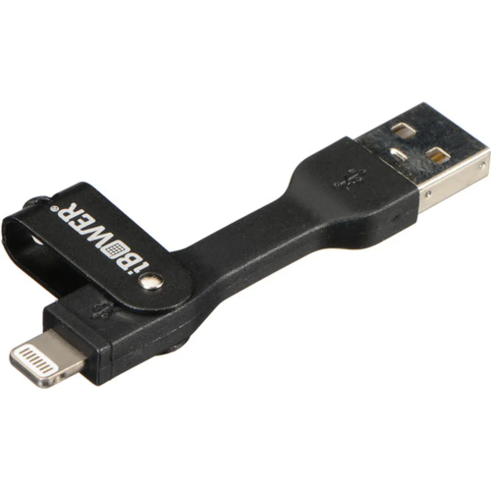iBower MFi Power Keychain - Apple iOS - Black - 1945649