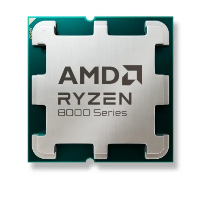 AMD Ryzen 5 8400F AM5 Desktop Processor, 6 Cores & 12 Threads, 4.7 GHz Max Boost Clock, 6MB L2 & 16MB L3 Cache, DDR5-5200 Memory, Zen 4 Architecture Tray version- 100-000001591