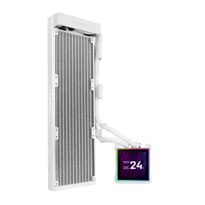 Lian Li HydroShift II LCD-S 360CL AIO RGB LCD Display CPU Liquid Cooler - White - G89.GHS2LCDS36CW.00 — 3