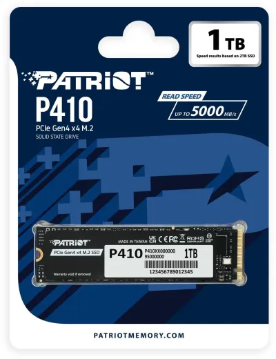 Patriot P410 M.2 2280 1TB Gen 4 PCI-Express 4.0 x4 SSD- P410P1TBM28H — 6