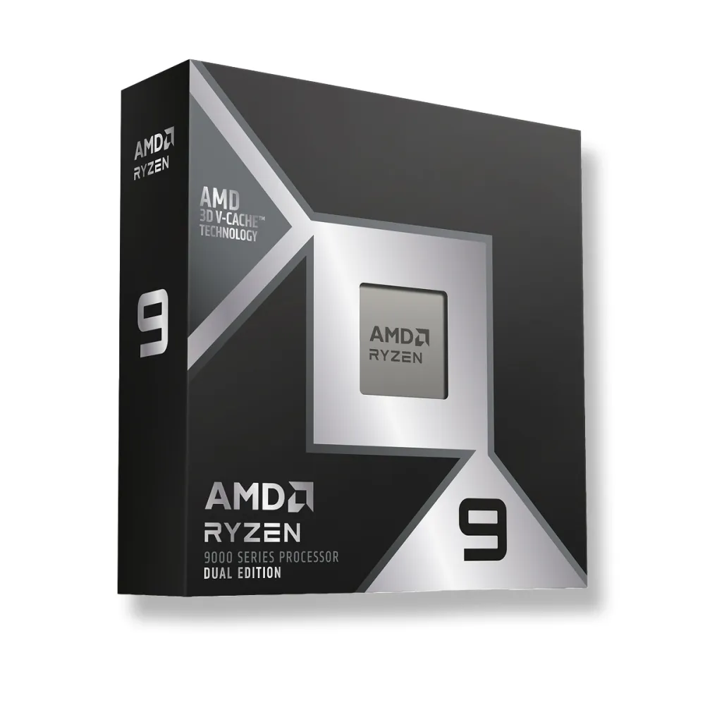 AMD Ryzen 9 9950X3D2 Dual Edition AM5 Desktop Processor, 16 Cores & 32 Threads, Up to 5.6 GHz Max Boost Clock, Integrated AMD Radeon Graphics, 256 Max Memory- 100-100001978WOF