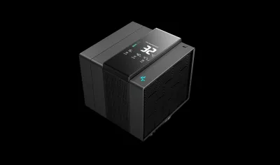 DeepCool ASSASSIN IV VC VISION CPU Cooler, 140/120mm FDB Fans - Black - R-ASN4-BKNVMD-G — 3