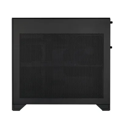 Lian-Li O11 VISION-M Digital M-ATX Computer Case, 9.2" IPS LCD Display, 1x 140mm Pre-Installed Fan, 360mm Radiator Support, 5 Expansion Slot, Removable Bottom Dust Tray, Black- G99.O11VMDX.00 — 5